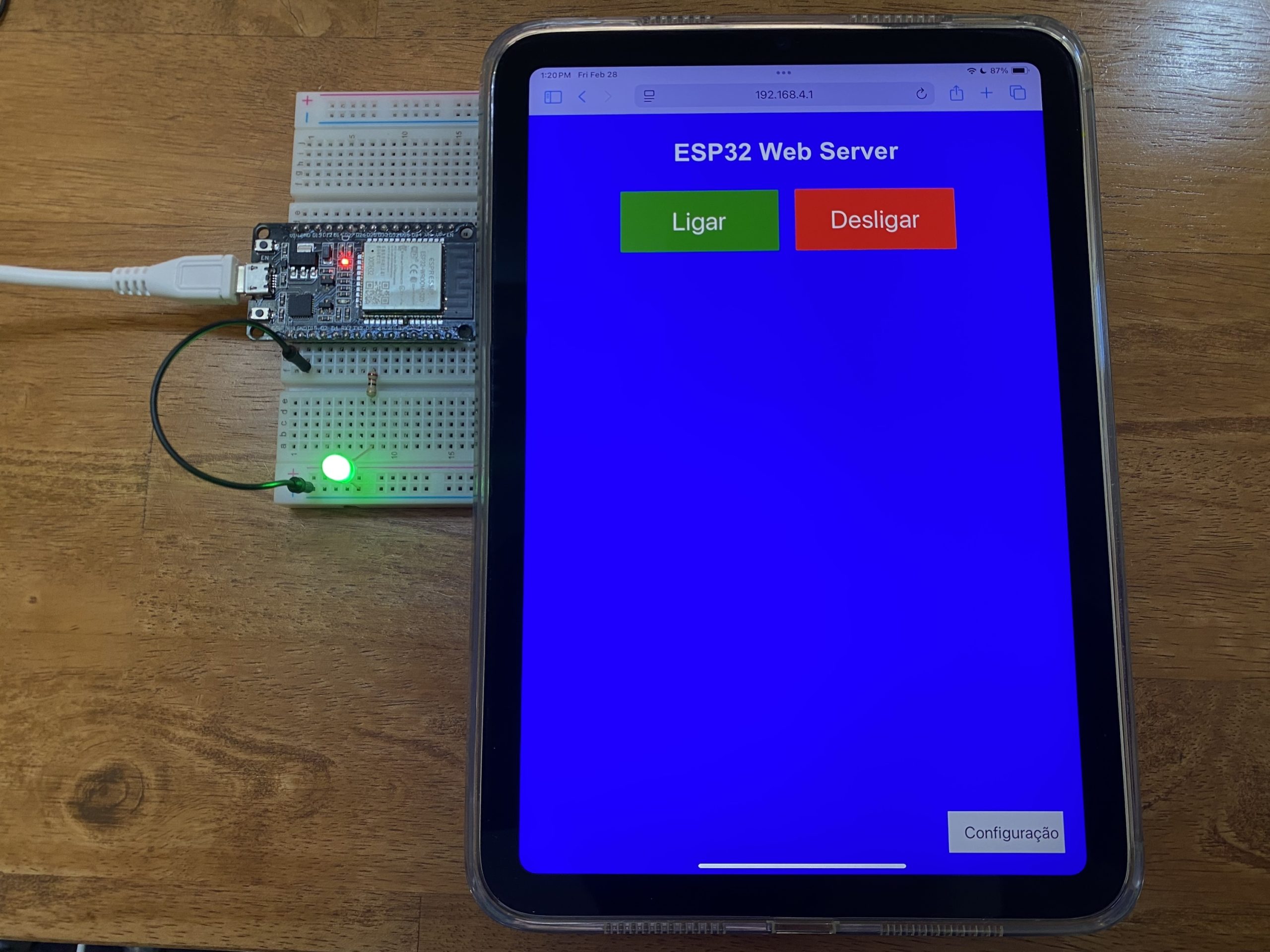 esp32-ponto-de-acesso-webserver-led